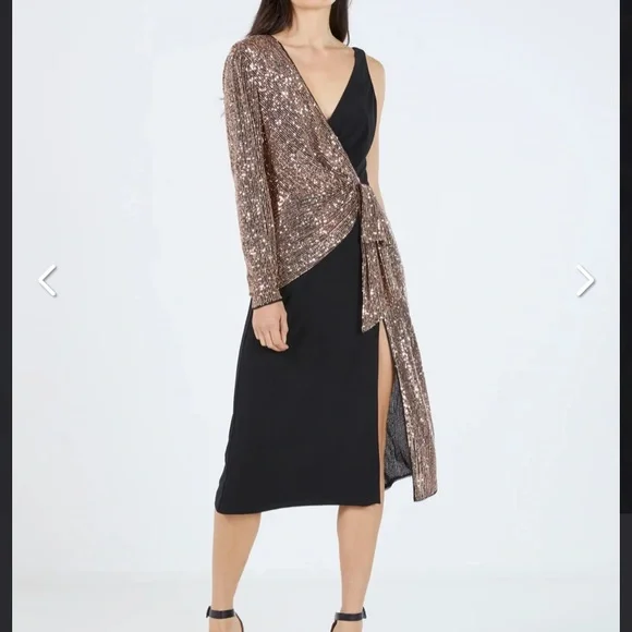 Brand new! BCBG Leslie Asymmetrical Dress Brand new! BCBG Leslie Asymmetrical Dress